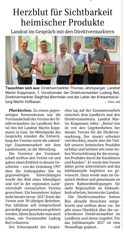 Landrat im Gespräch